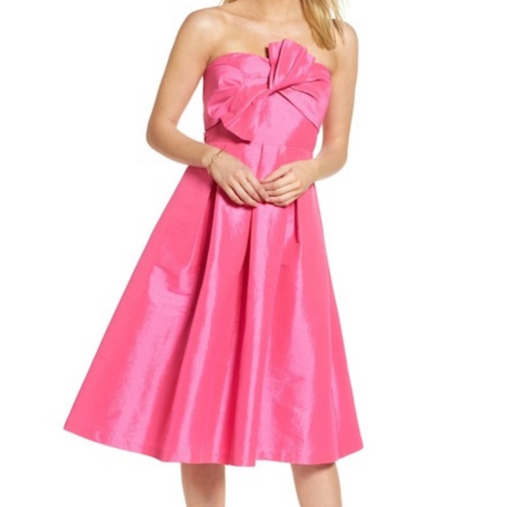 1901 Pink Bow Dress